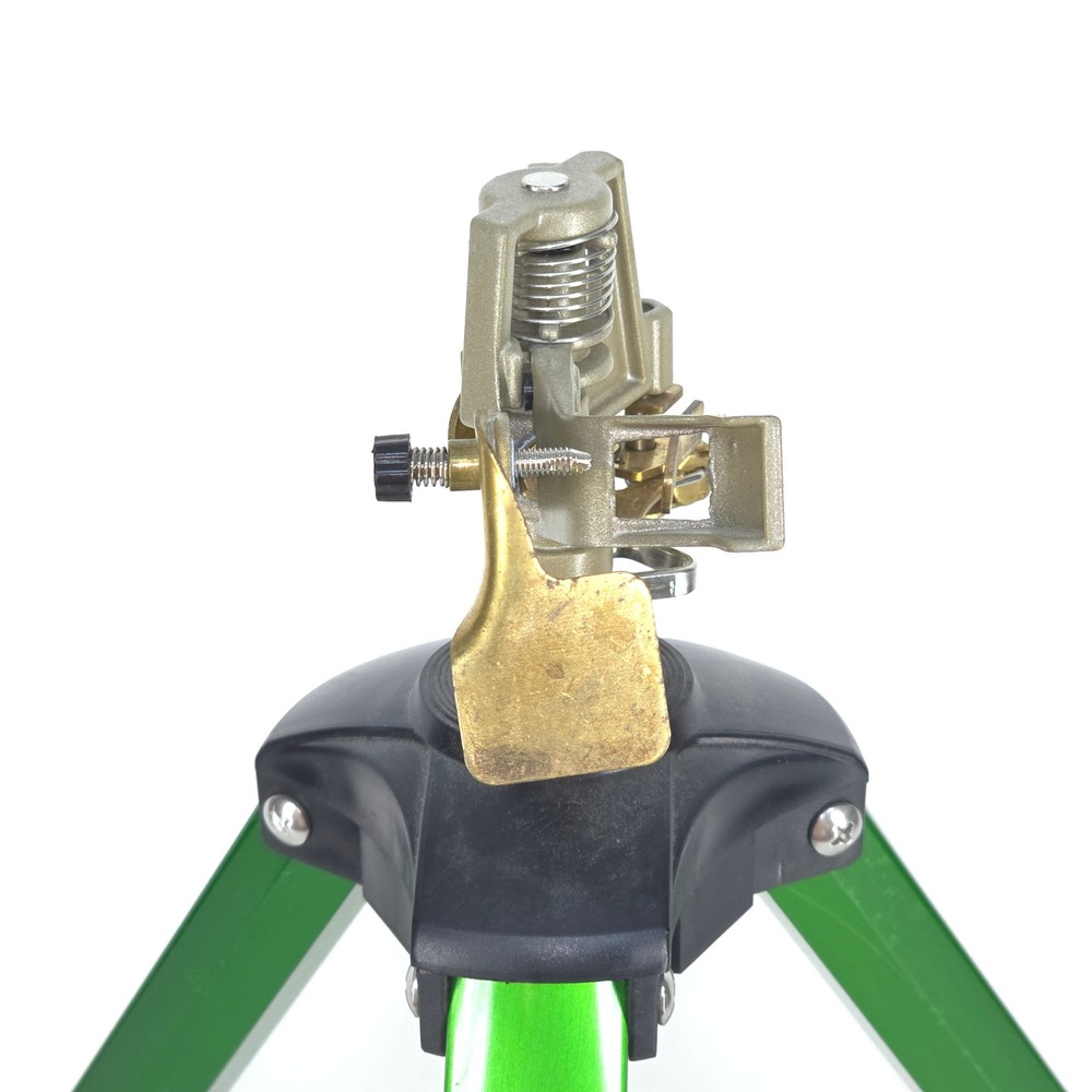 Metal Impact Sprinkler on Tripod Base Adjustable Lawn Garden Watering Stand 40in - Picture 3 of 16